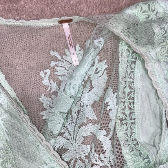 Intricate mint green FP lacey DRESS - Picture 10 of 10